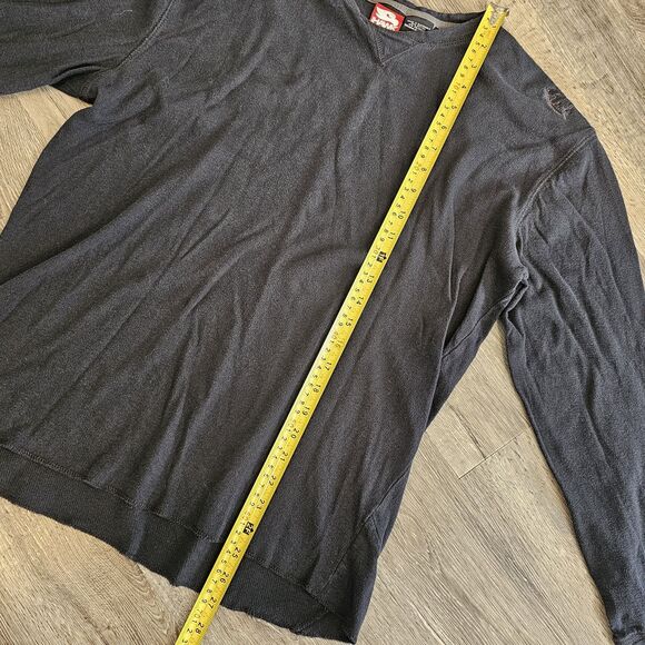 TONY HAWK Men's Henley Size M Skater Grunge Worn Long Sleeve T-Shirt Pullover - Picture 3 of 8